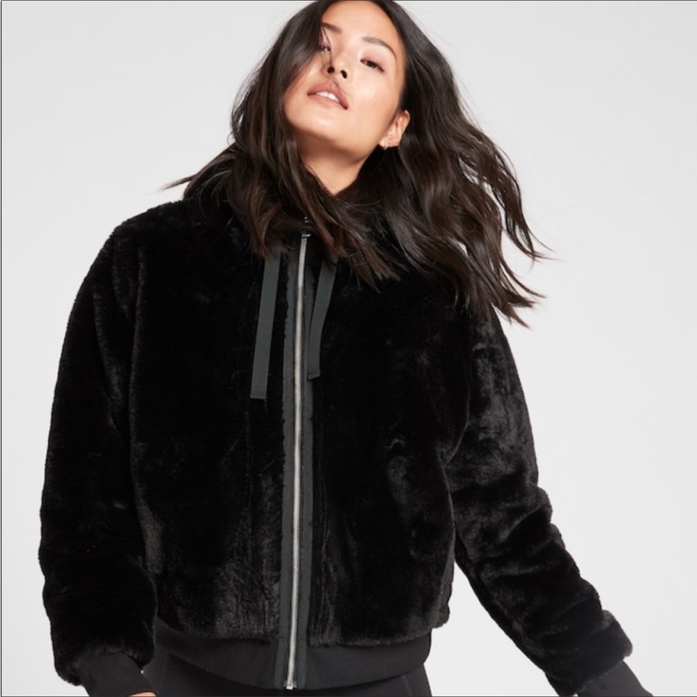 NWT Athleta Ritual Jacket - black - Picture 3 of 8